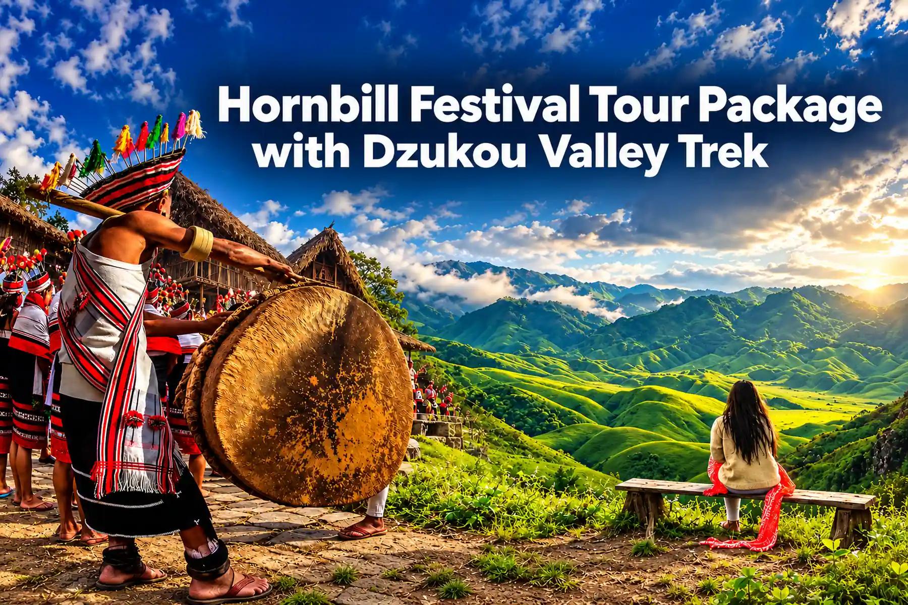 Book Now Hotselling Hornbill Festival with Dzukou Valley Trek 2026 @ Just ₹29,999/-